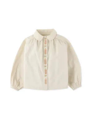 Baby Girl Relaxed Blouse With Embroidery