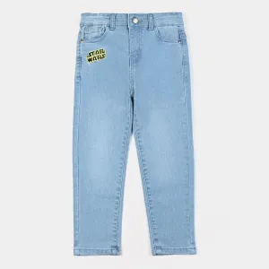 Boys Denim Pant-Ice Blue