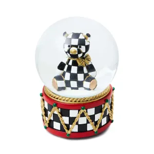 Courtly Check Bear Snow Globe (Mackenzie Childs)