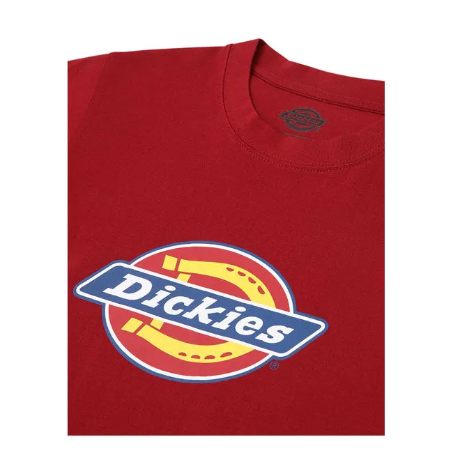 Dickies Icon Logo Ladies T-Shirt Biking Red