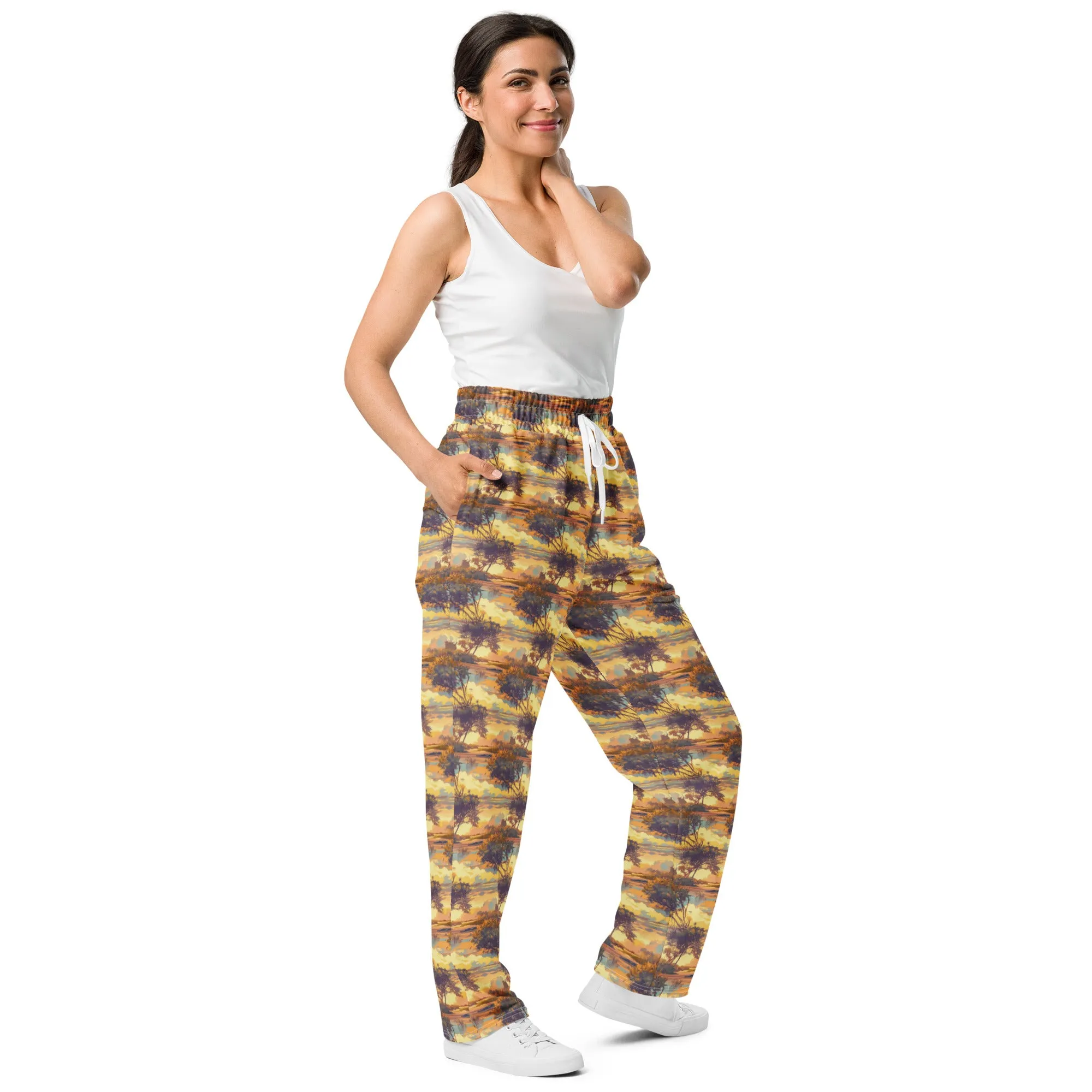 Florida Firesky- Unisex Wide leg joggers