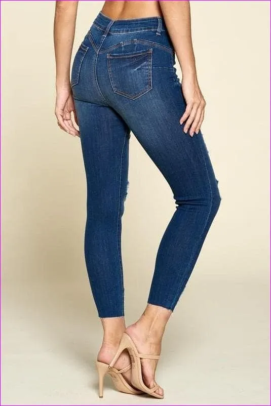 High Rise Destruction Jeans