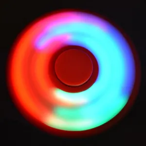 LED Light Styles Hand Finger Spinner Fidget Plastic EDC Hand Spinner For Autism and ADHD Relief Focus Anxiety Stress Gift Toys