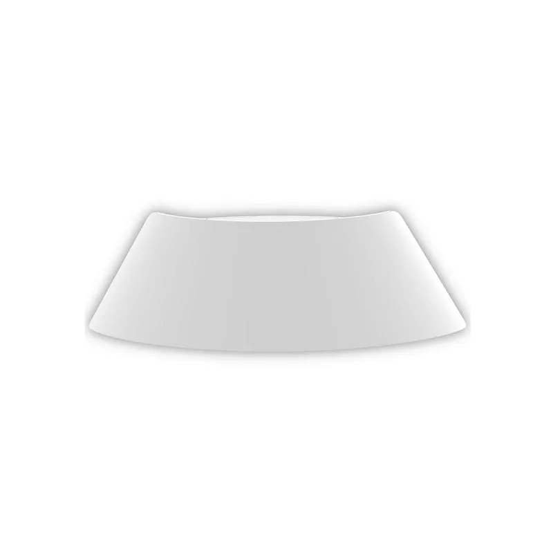 Modern Curved White Exterior Wall Light