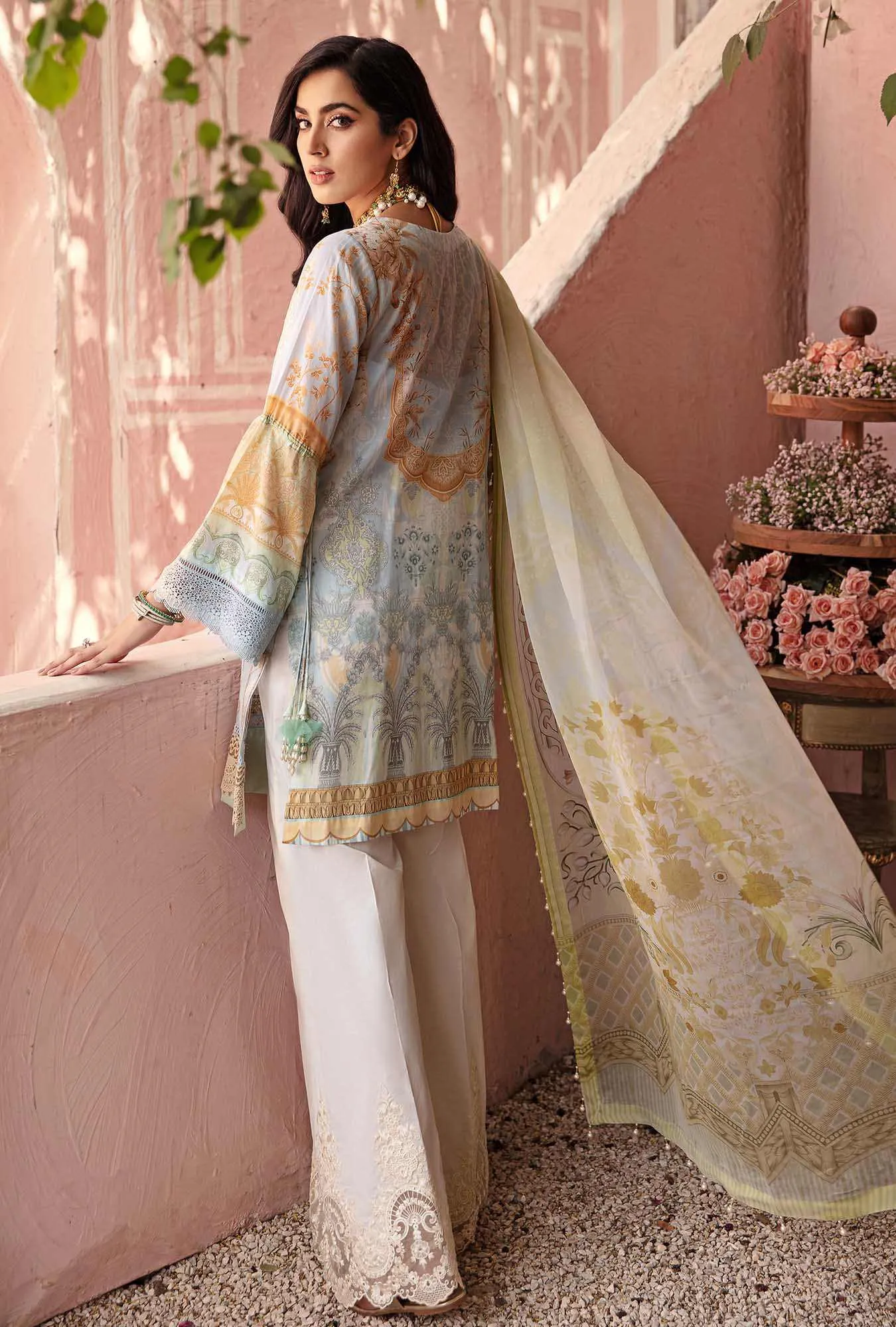 Noor by Saadia Asad · Eid Chikankari Collection – NCHK-D1-B