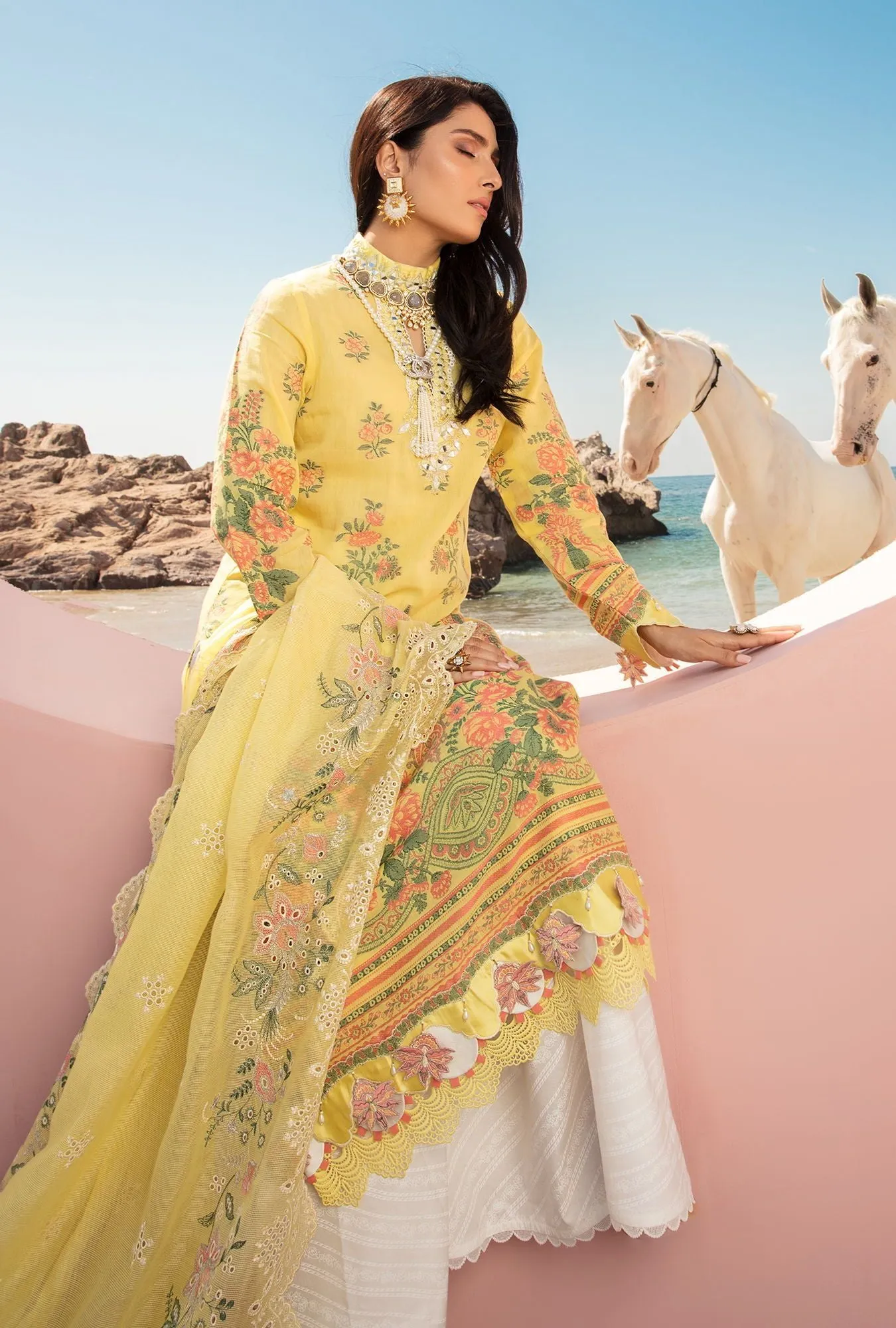 Noor by Saadia Asad Luxury Lawn Collection '21 – D5-B