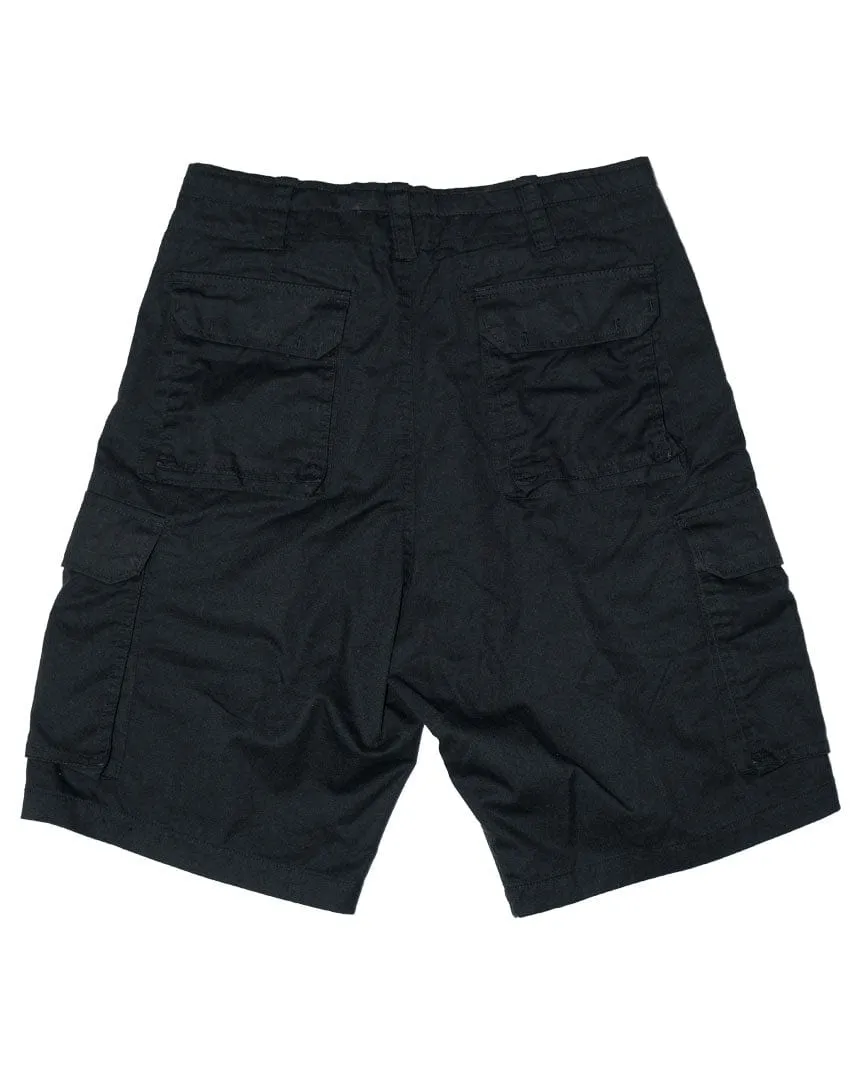 Overload Paratrooper Cargo Shorts - Black