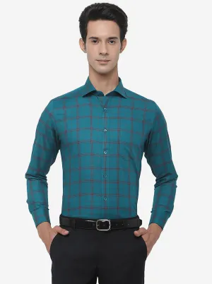 Rama Checked Slim Fit Formal Shirt | Metal