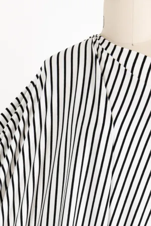 White Shoulders Stripes USA Knit