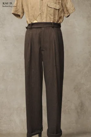 Wide Leg Matisse Pants - Wool Cashmere - 30, 32, 34, 36