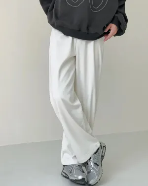 Zhou Casual Thickened Loose Straight Pants